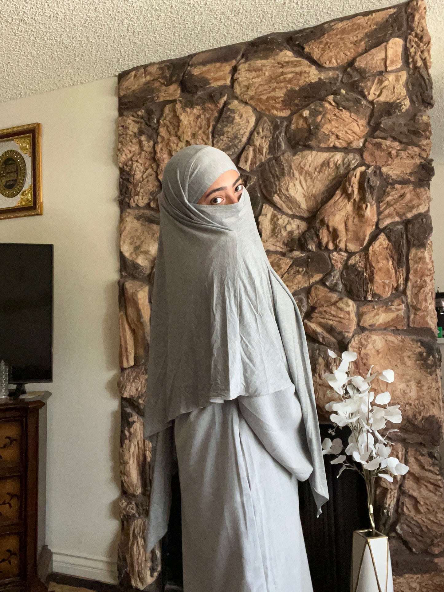 Silver Moon Khimar